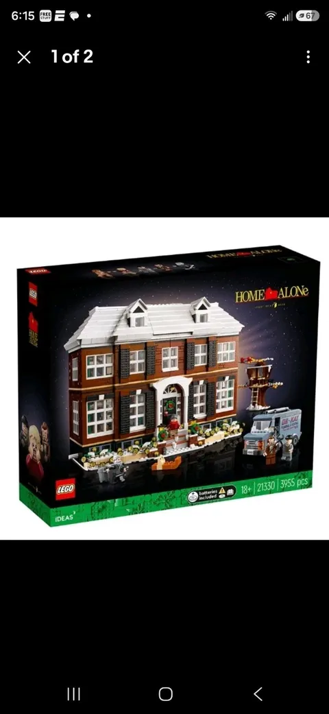 LEGO Ideas Home Alone McCallisters House Set 21330 New Sealed Box
