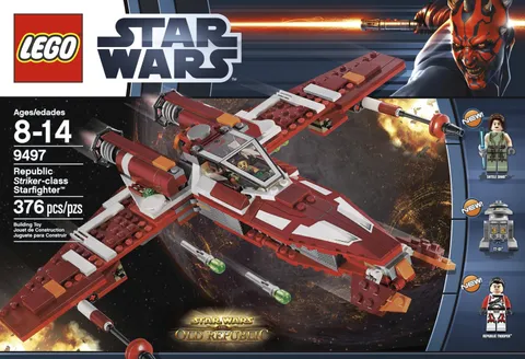LEGO Star Wars 9497 Republic Striker-class Starfighter 376pcs New Sealed Set