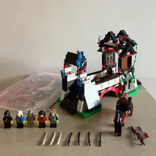 LEGO Ninja 6089 Stone Tower Bridge 409 pcs No Box 100% Complete