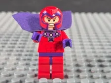 Lego Super Heroes Marvel Magneto - Red Outfit, Cloth Cape sh0031 SHIPS Saturday