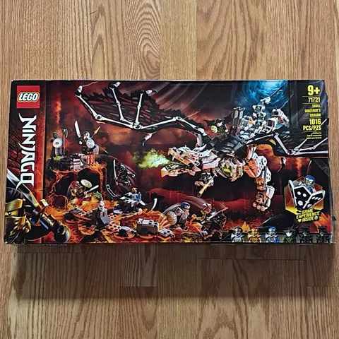LEGO NINJAGO Skull Sorcerer’s Dragon 71721 not fully complete Set 1016 pcs 9+