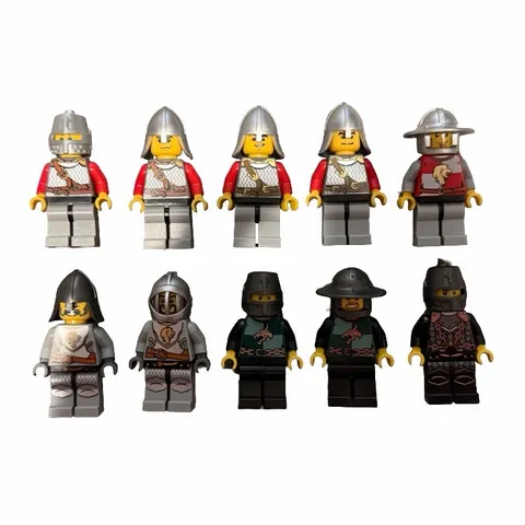 Lot Of 10 LEGO Knights Minifigures | DM For Specific Items