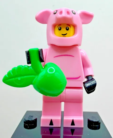 LEGO 71007 CMF Series 12 Piggy Guy Minifigure col12-14 Complete New Apple Oink