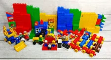 400+ Lego Duplo Figures Train Fire Police Cars Trucks Planes People Block Lot