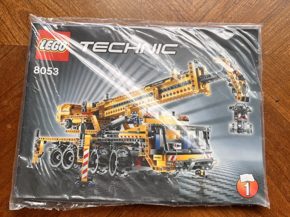 LEGO Technic 8053 Mobile Crane Instruction Manuals (3) Sealed