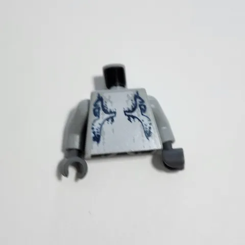 Blue Gray Shark Lego Atlantis Torso Minifig Minifigure Fish Ocean Sea 