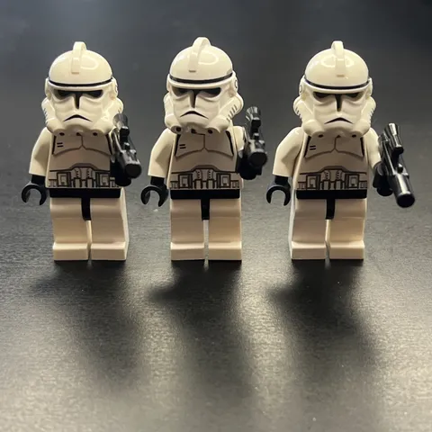 LEGO 3 x  EPISODE 2 CLONE TROOPER minifigures STAR WARS set 7261 7655 sw0126