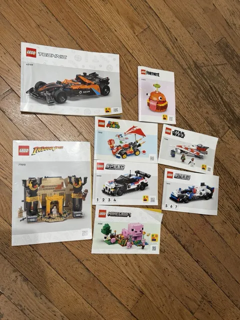 LEGO Instruction Manuals Booklet Lot Used Varying Condition Lego Build Books
