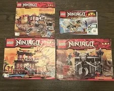 Lot of (4) Lego Ninjago Assembly Instruction Manuals. 2520, 2505, 2507, 70666