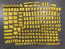 LEGO YELLOW SLOPES INVERTED SLOPES ROOF TILES LOT OF 220 PIECES