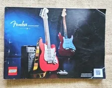 Lego Fender Stratocaster 21329 Instruction Manual Book Only