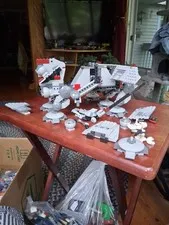 LEGO PIECES AND PARTS FOR STAR WARS AT-TE WALKER SOME MISSING  (2721)