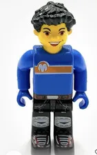 Lego Minifigure Max Blue Torso Black Legs 4 Juniors Creator ~EXCELLENT CONDITION