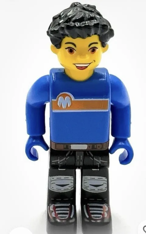 Lego Minifigure Max Blue Torso Black Legs 4 Juniors Creator ~EXCELLENT CONDITION