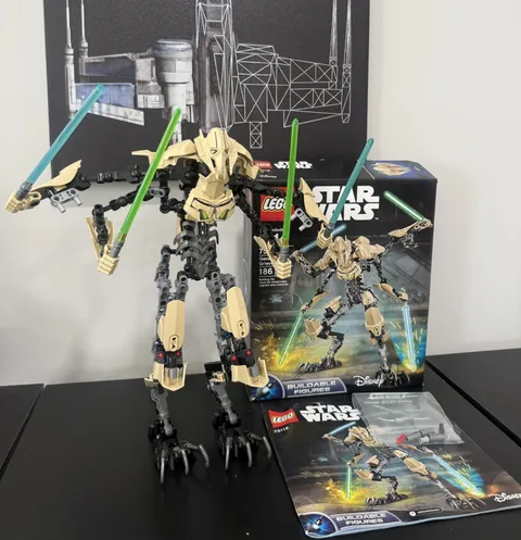 LEGO Star Wars 75112 General Grievous 100% Complete Set w/box & manual 