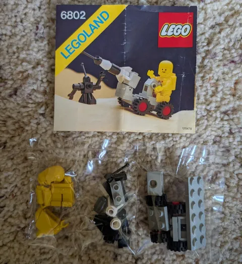 LEGO Space: Space Probe (6802) **no box and signs of wear some pieces**