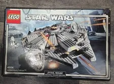 LEGO Star Wars Millennium Falcon 4504 Black Box With Textured Studs-- BOX ONLY