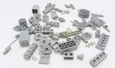 Lot Of 65+ Bluegray LEGO Bricks Blocks Pieces WindowsTecnick And More