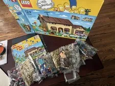 Lego The Simpsons House 71006 100% Complete With Instructions And Box