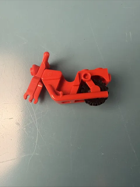 LEGO Motorcycle 4480c01 (?) Red Town City Sets 1980's-'90's
