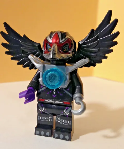 Lego loc001 Razar (Flat Silver Armor) - Minifigure - Legends of Chima - Mask