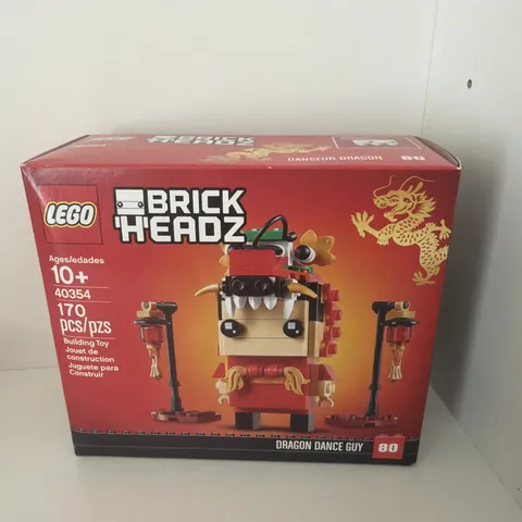 Lego Brickheadz 40354 Holiday Lunar New Year Dragon Dance Guy Brand New Retired