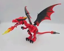 NEW Castle Fantasy Era: Red Dragon Custom Lego Minifigure 70403 Dragon Mountain
