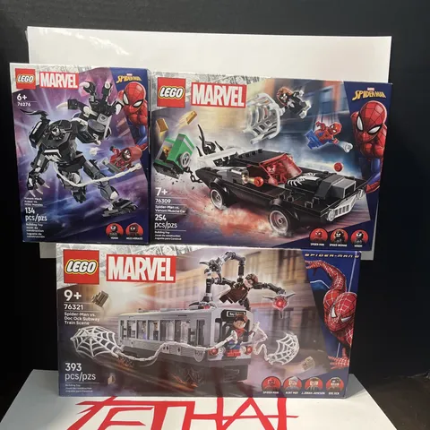 Lego Spiderman Lot 76321, 76309, & 76276 All Sealed