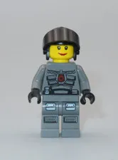 LEGO Space Police officer 9 female minifigure 5974 Galactic Enforcer