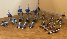 LEGO Star Wars Battle Pack Bulk Lot Vehicles Walkers Speeders