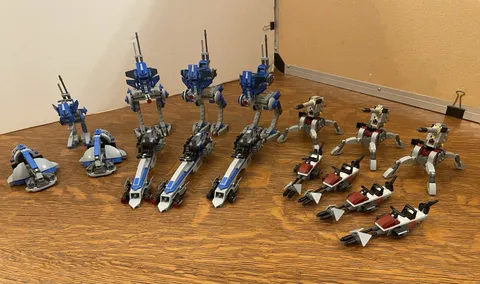 LEGO Star Wars Battle Pack Bulk Lot Vehicles Walkers Speeders