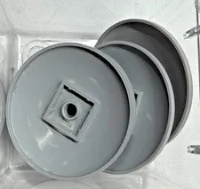 LEGO Dish 6 x 6 Inverted Radar, 44375b, Light Bluish Gray, QTY 5 Free Shipping