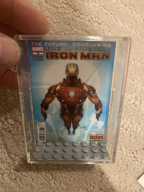 Ironman Lego Figure  Display Case New