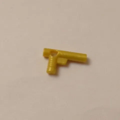 Lego x1 Light Pear Gold Utensil Hose Nozzle, 4 Rib Handle, 60849 (028-100)