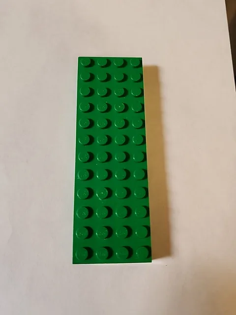 LEGO ● 4x12 Brick ● Green ● Part 4202 / 60033 Plate ● Thick ● QTY 1