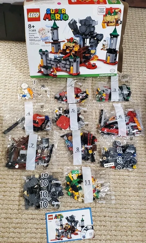  LEGO Super Mario Bowser's Castle Boss Battle Expansion Set (71369)NEW OPEN BOX 