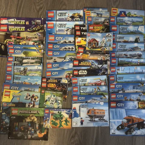 Lot of 50 LEGO Various Manuals Instructions Booklets Lego City Toy Story