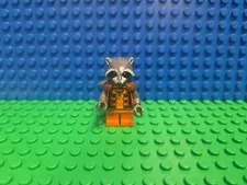 LEGO Rocket Raccoon Minifigure 76020 Guardians Galaxy sh0122 CMF Lot Rare GOTG 