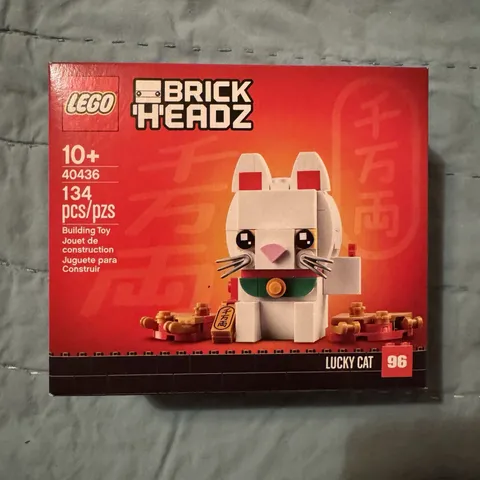 LEGO BrickHeadz 40436 Lucky Cat - New & Sealed - Retired