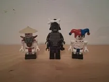 Lego Ninjago Lot Of 3 Skeloton Minifigures And Garmadon