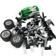 Lego Technic Electric Spybotics Module Motor Transparent Green + Parts