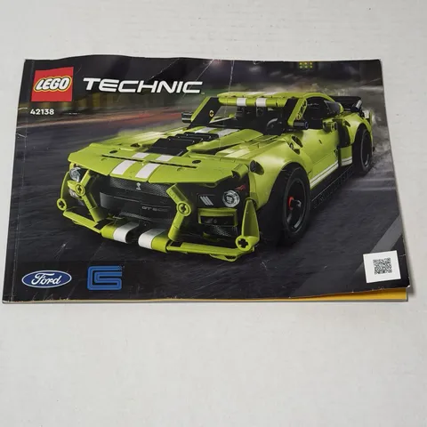 Lego Technic 42138 Ford Mustang Shelby GT500 Manual Only
