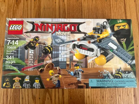 The LEGO Ninjago Movie: Manta Ray Bomber 70609 NEW Sealed Retired