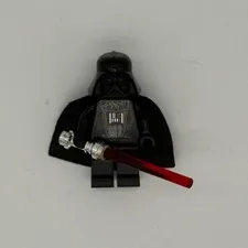 Lego Star Wars Minifigure SW0123 Darth Vader Imperial Inspection CHROME HILT