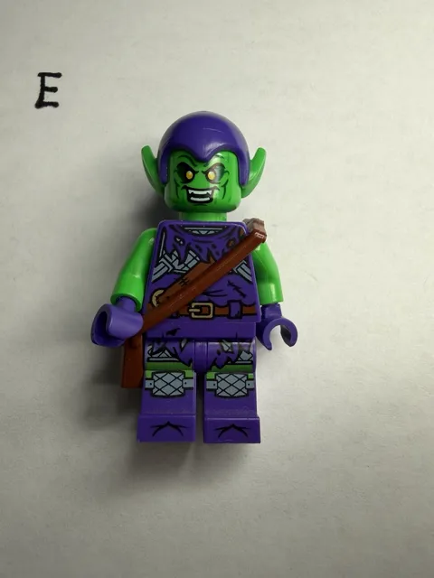 LEGO Green Goblin Minifigure w/ Satchel Bag Marvel Super Heroes 76175
