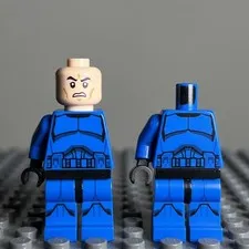 Lego Star Wars Senate Commando Minifigures sw0614 Lot of 2 - Parts 1A