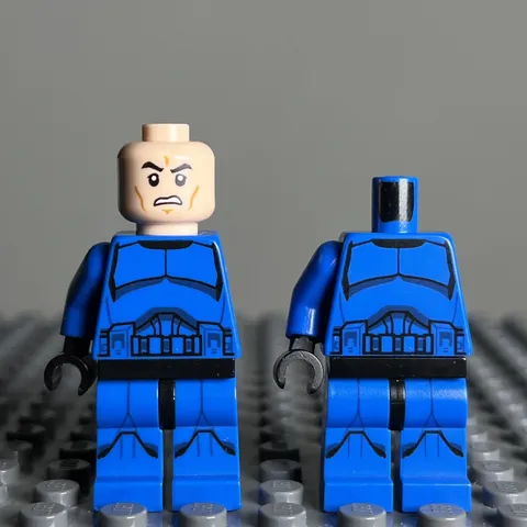 Lego Star Wars Senate Commando Minifigures sw0614 Lot of 2 - Parts 1A