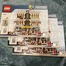 LEGO Grand Emporium 10211 MANUALS - All Three Books - Used