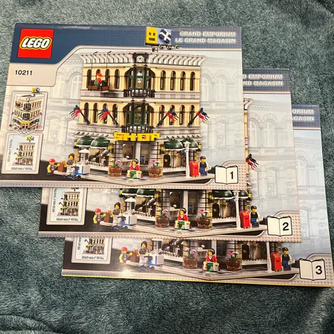 LEGO Grand Emporium 10211 MANUALS - All Three Books - Used