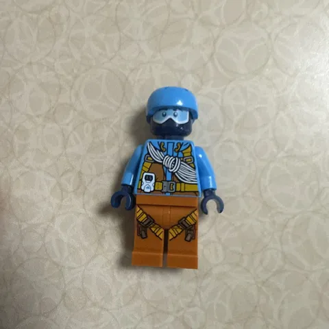 LEGO Minifigure Arctic Climber cty0923 City 60193 Blue Helmet Harness 2018